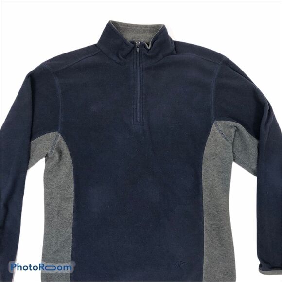 Men’s Navy Blue Nordic Track Fleece Medium - Picture 2 of 7